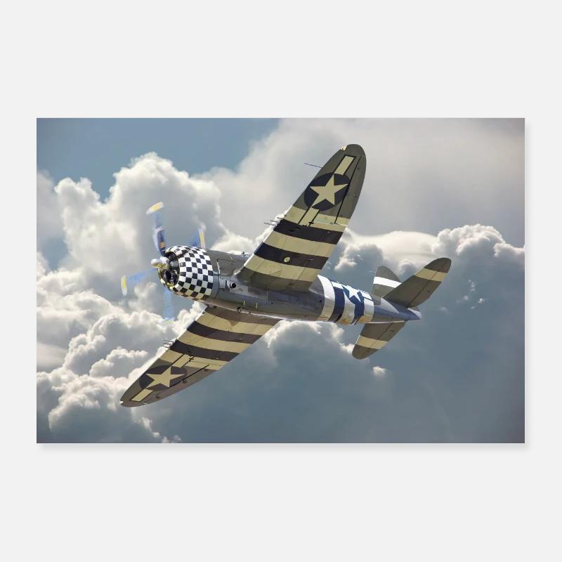 P-47 Thunderbolt Poster 90x60 cm
