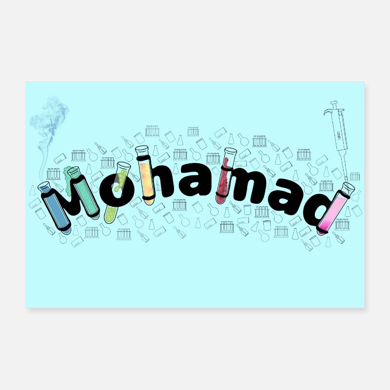 Mohamad + chimie Poster 90 x 60 cm