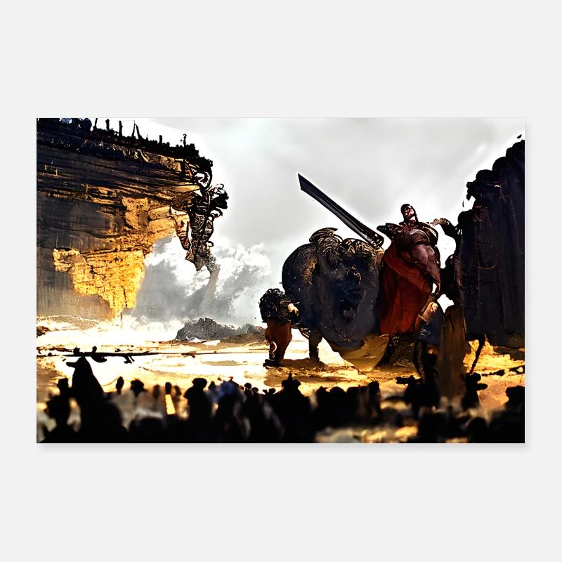 David gegen Goliath Poster 90x60 cm