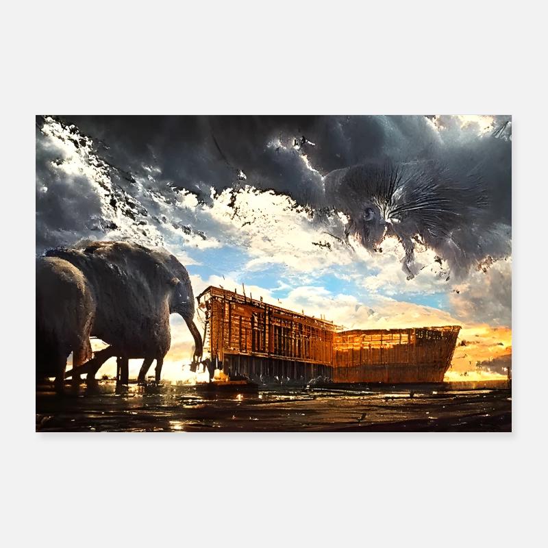 Noah's Ark Poster 36" x 24" (90x60 cm)