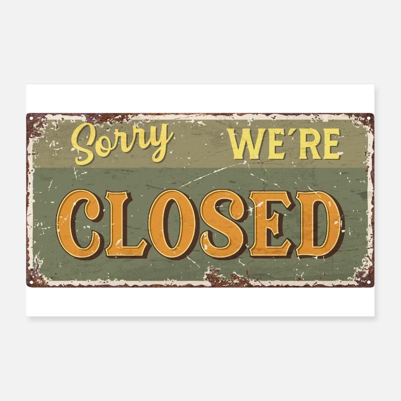 Closed Poster 36" x 24" (90x60 cm)
