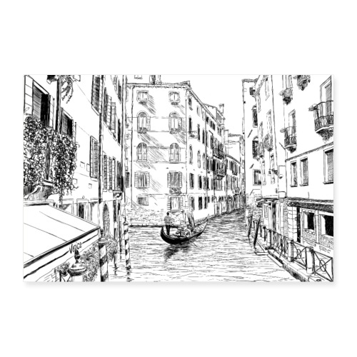 Venedig - Poster 90x60 cm