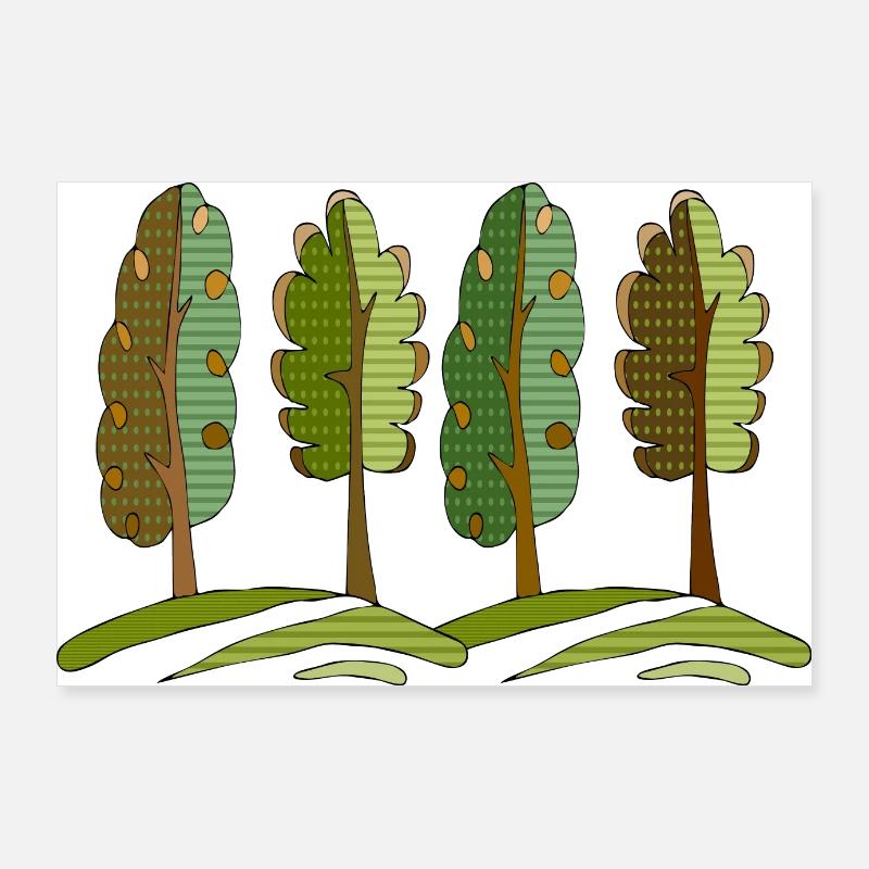 Arbre Poster 90 x 60 cm