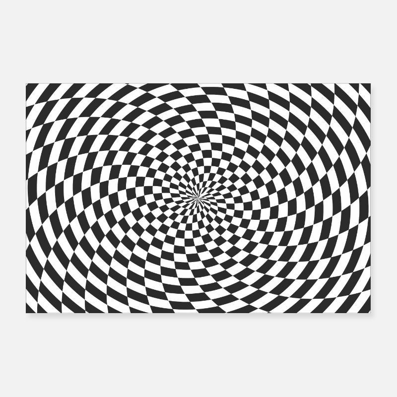 Affiche - spirale déroutante Poster 90 x 60 cm