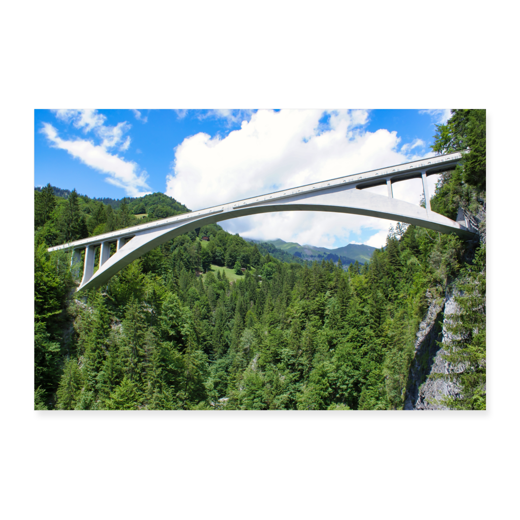Pont Salginatobel - Poster 90 x 60 cm