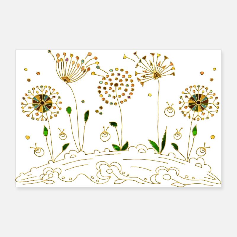 Flowers Poster 36" x 24" (90x60 cm)