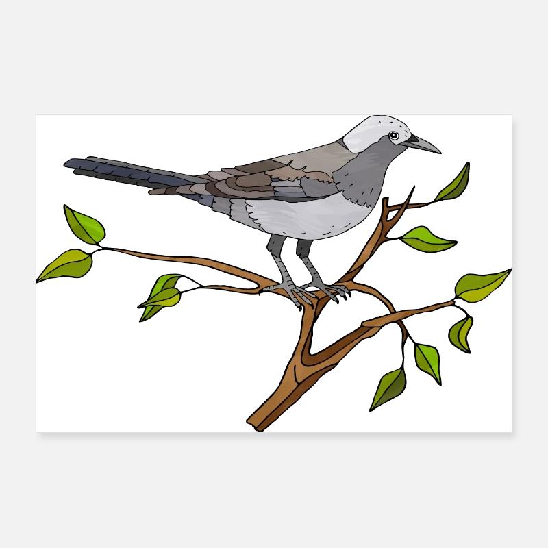 Bird Poster 36" x 24" (90x60 cm)