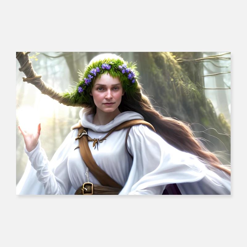 Druid Treeshaping Poster 36" x 24" (90x60 cm)