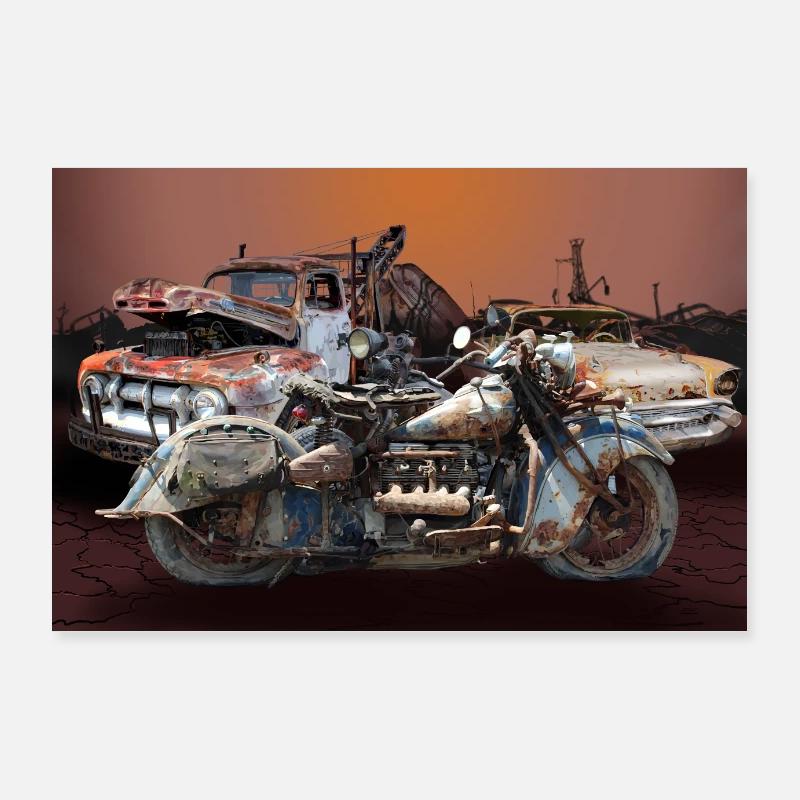 Scrapyard Poster 36" x 24" (90x60 cm)