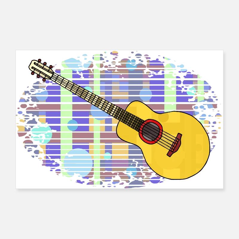 Chitarra Poster 90x60 cm