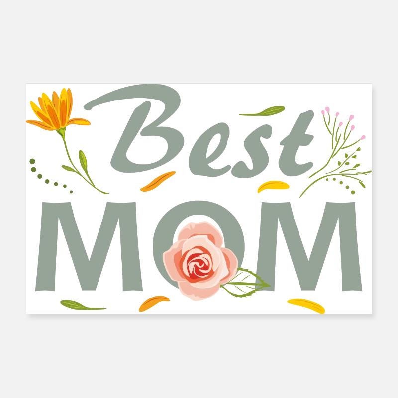 Meilleure maman Poster 90 x 60 cm