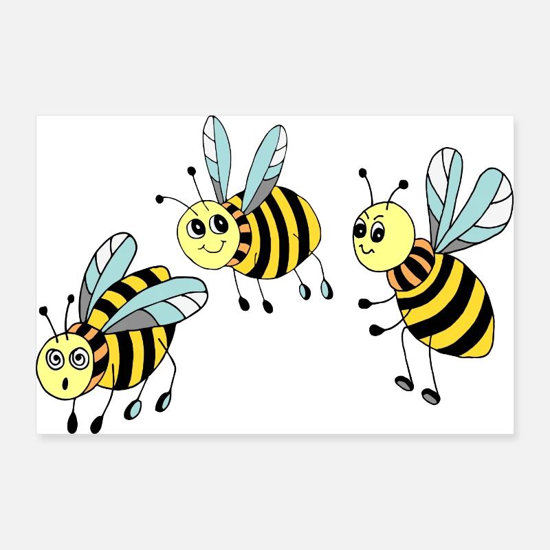 Bienen Poster 90x60 cm