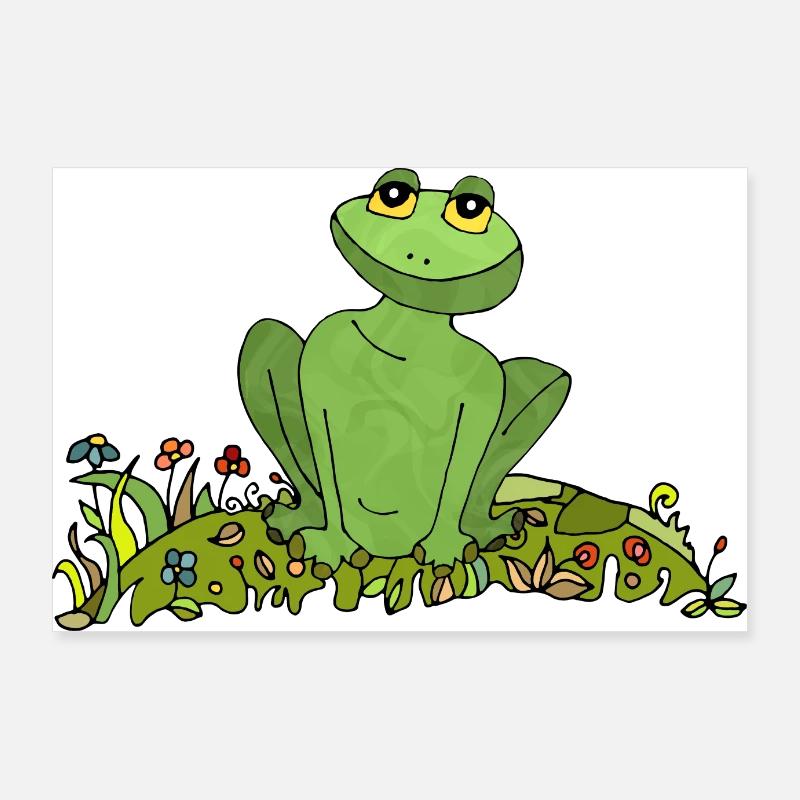 Frosch Poster 90x60 cm