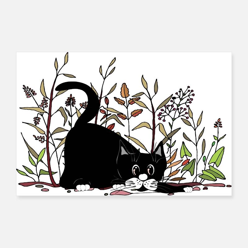 Chat Poster 90 x 60 cm