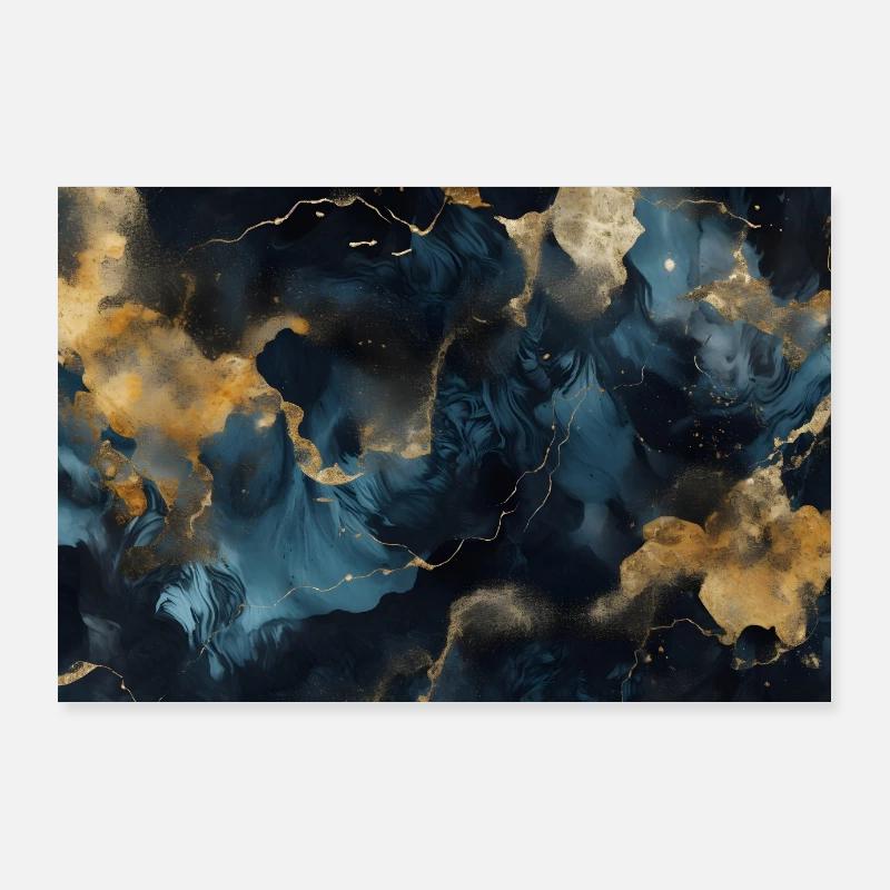 Marble Natural Stone Texture Poster 36" x 24" (90x60 cm)