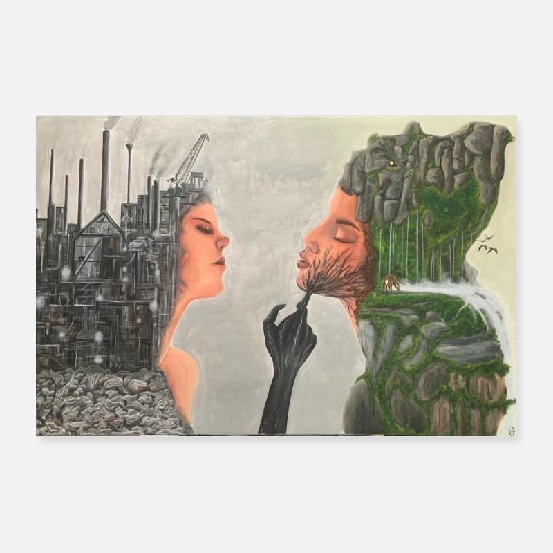 We take take take , climate, 1st prize 2021 - Poster 36" x 24" (90x60 cm) - white