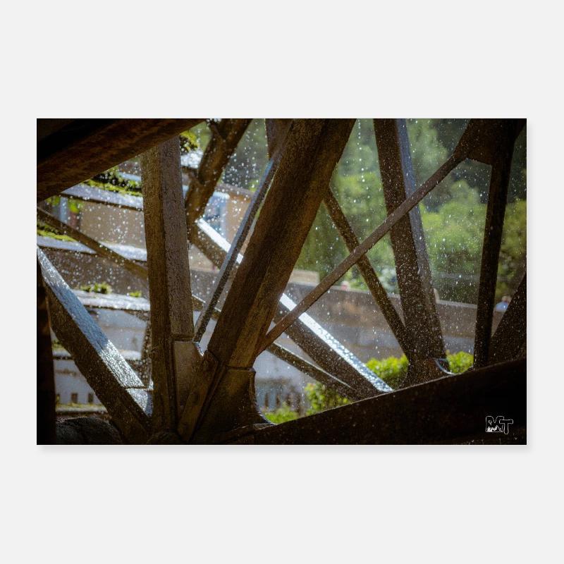 Watermill Poster 36" x 24" (90x60 cm)