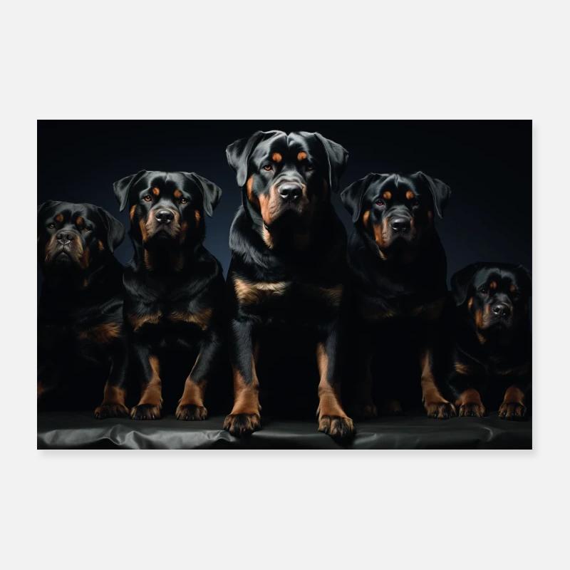 Rottweiler Poster 90x60 cm