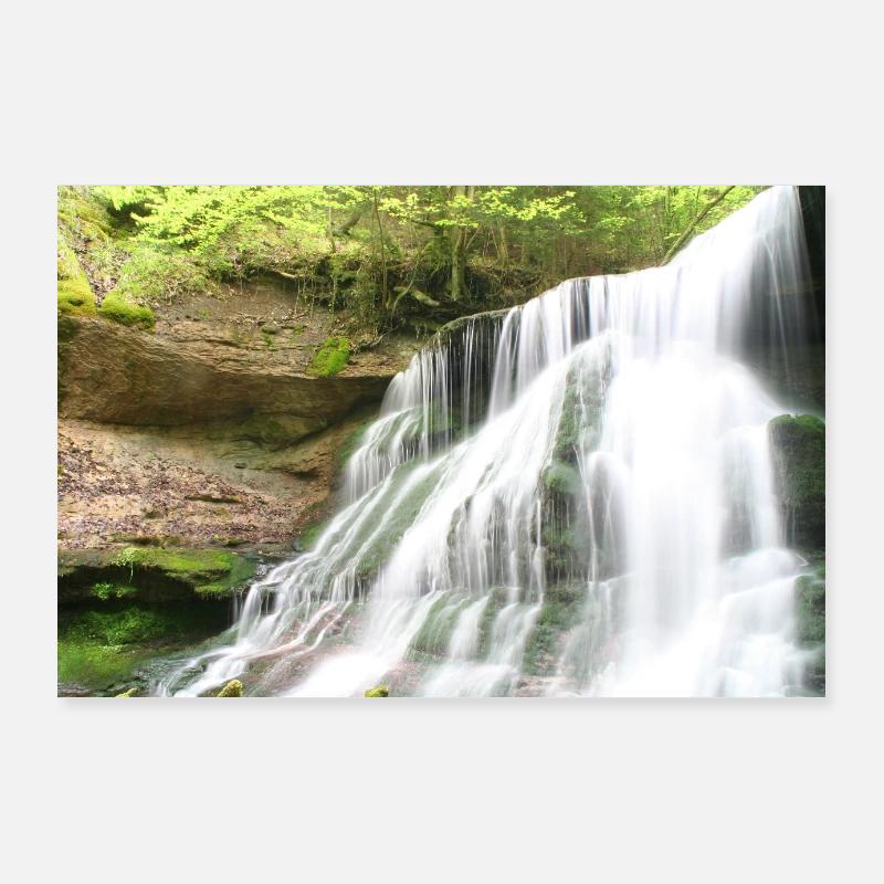 Cascade Waldzauber / Hörschbach Poster 90 x 60 cm