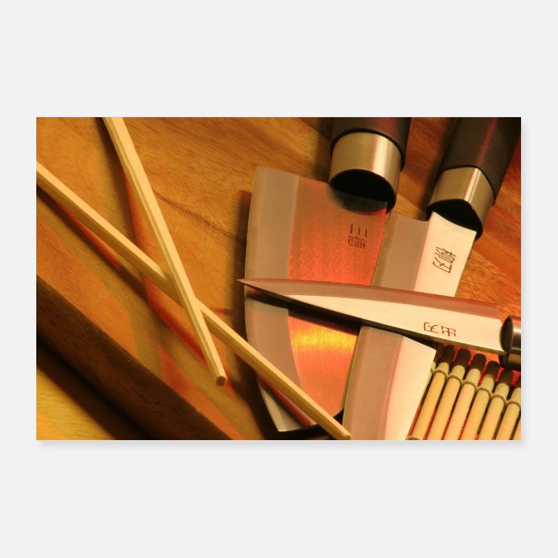 SØG KNIV Poster 90x60 cm