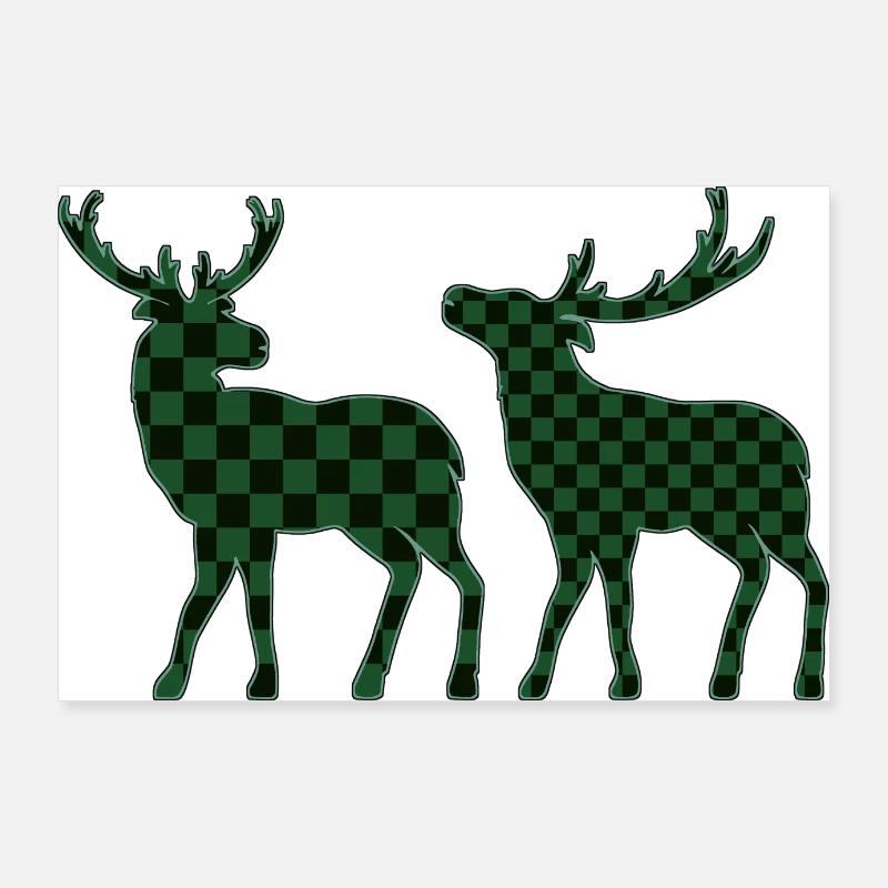 Cerf Poster 90 x 60 cm