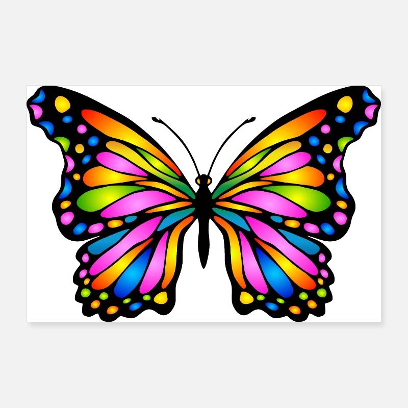 Papillon Poster 90 x 60 cm
