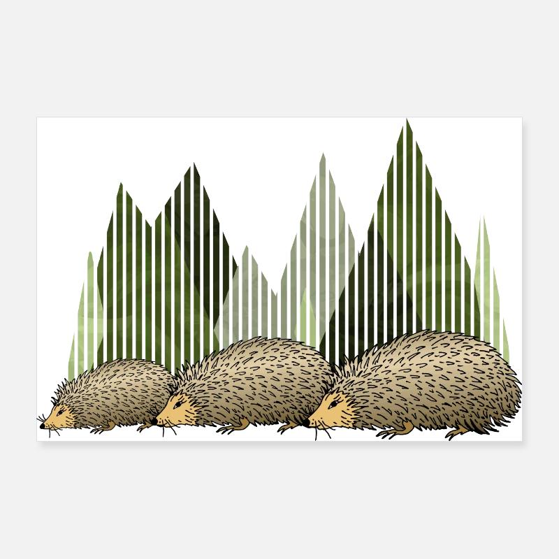 Igel Poster 90x60 cm