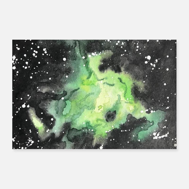 galaxy nebula galaxy nebula nerd astronomy space Poster 36" x 24" (90x60 cm)