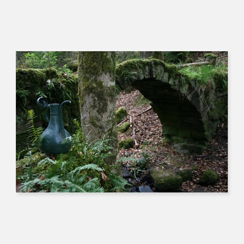 NORD DE LA FORÊT-NOIRE / KUPFERKAENNCHEN / COULEUR Poster 90 x 60 cm