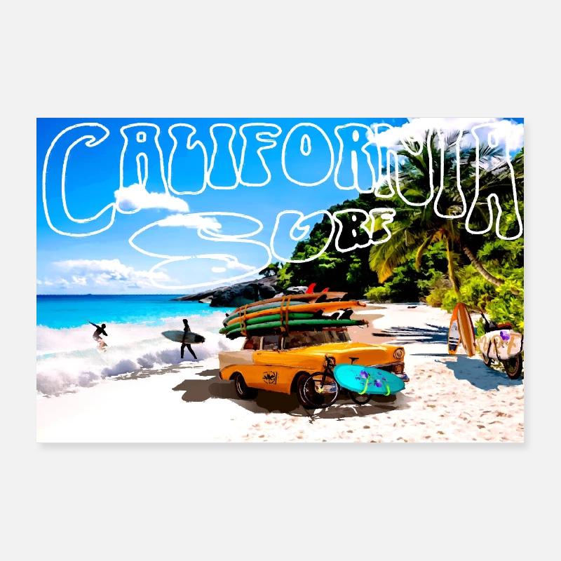 Surf Passion Poster 36" x 24" (90x60 cm)