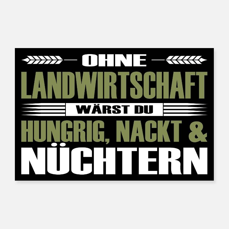 Bauernprotest Demoplakat Bauerndemo Demo Plakat Poster 90x60 cm