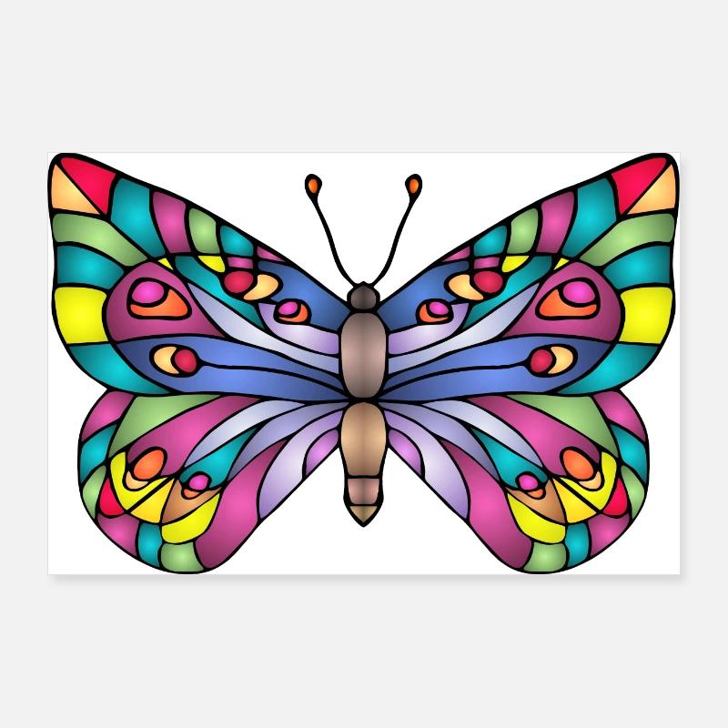 Schmetterling Poster 90x60 cm