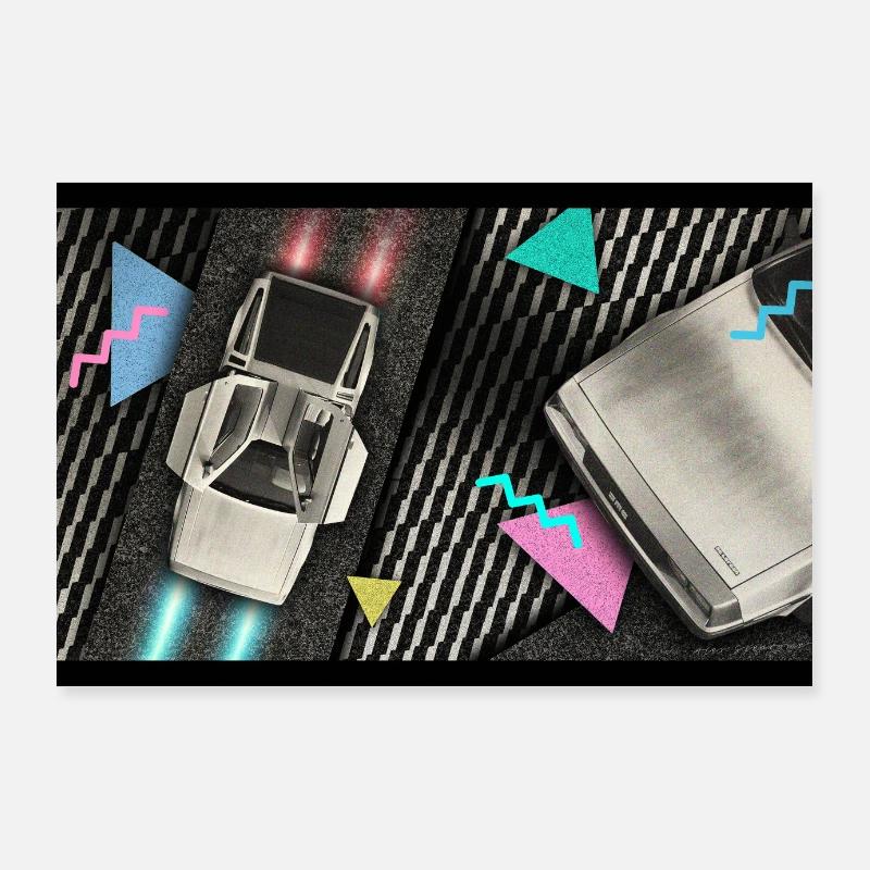 DeLorean Dreams Poster 90 x 60 cm