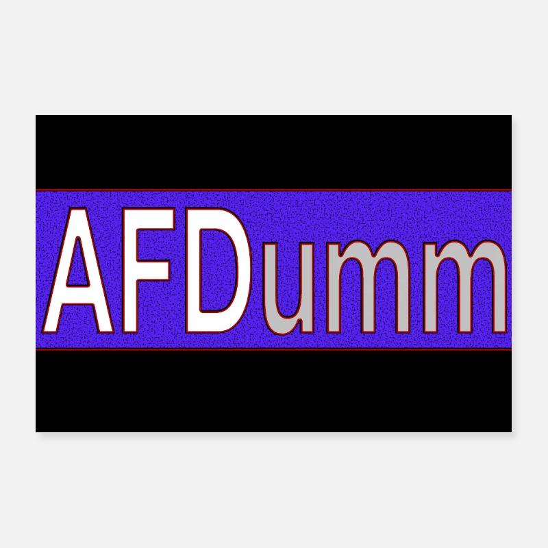 AFDumm Poster 90x60 cm