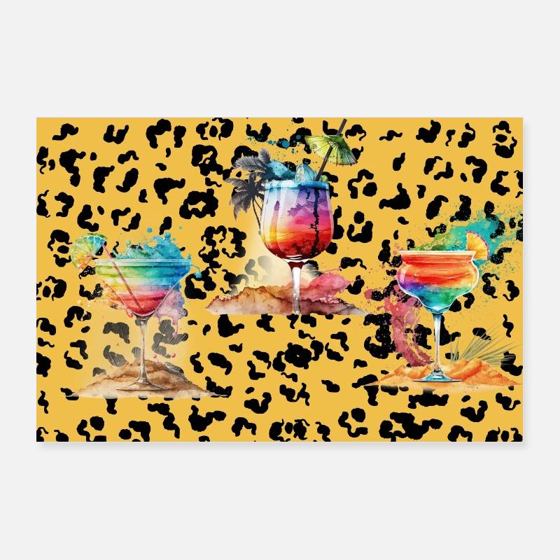 Cocktails Poster 90x60 cm