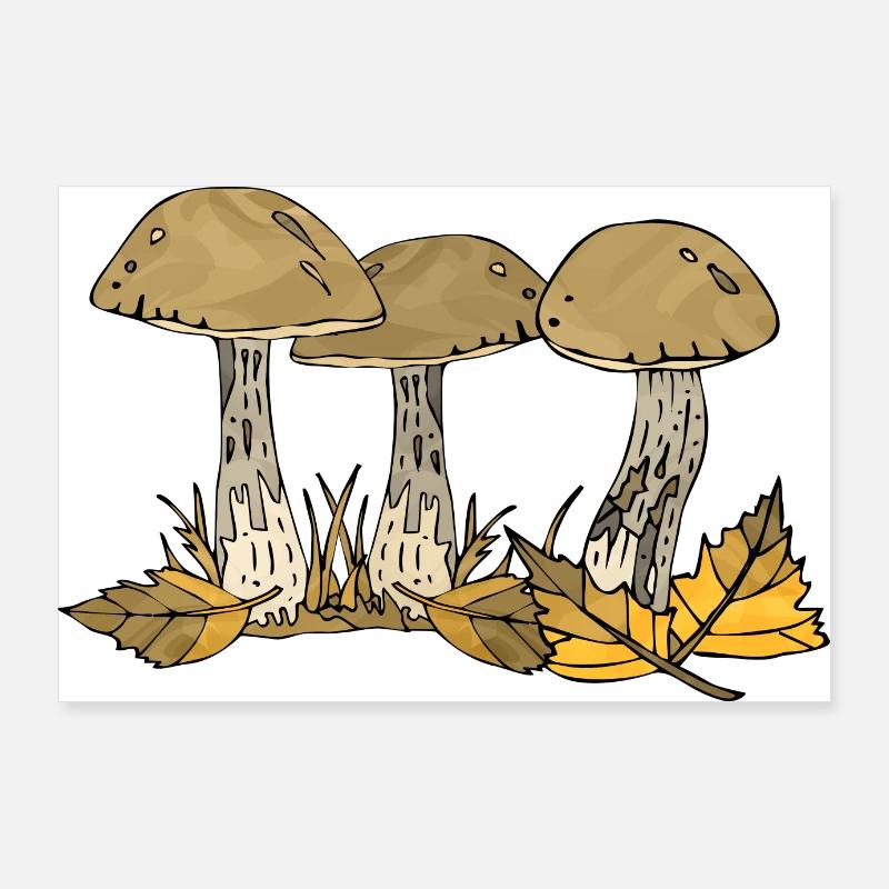 Fungi Poster 36" x 24" (90x60 cm)