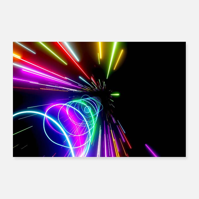 VJ Loops 4k ✨Video Poster Poster 36" x 24" (90x60 cm)