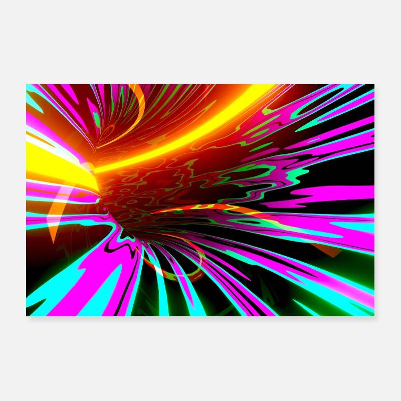 Affiche vidéo VJ Loops 4k ✨ Poster 90 x 60 cm