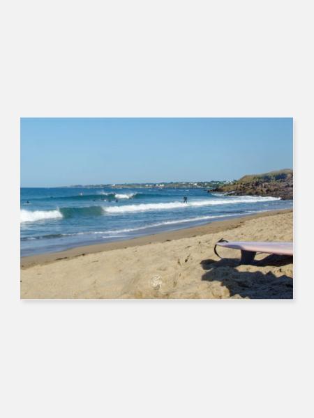 Surf spot - Poster 36" x 24" (90x60 cm) - white