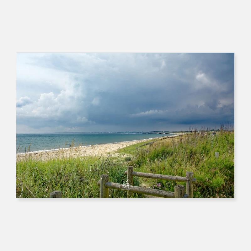 Beach BZH Poster 90 x 60 cm