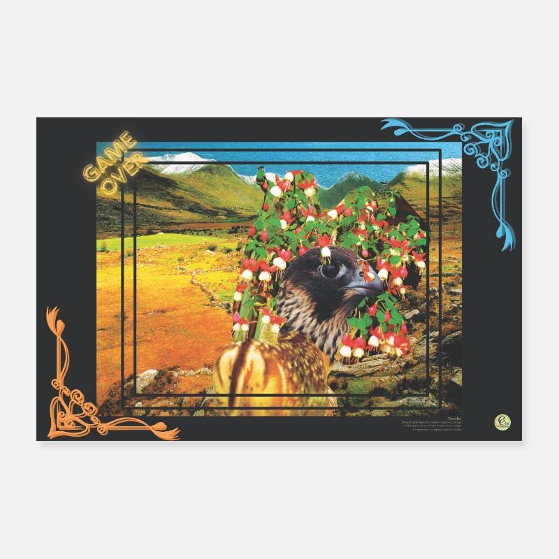 Fauche, format paysage Poster 90 x 60 cm
