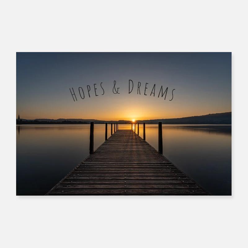 HOPES & DREAMS Poster 90x60 cm