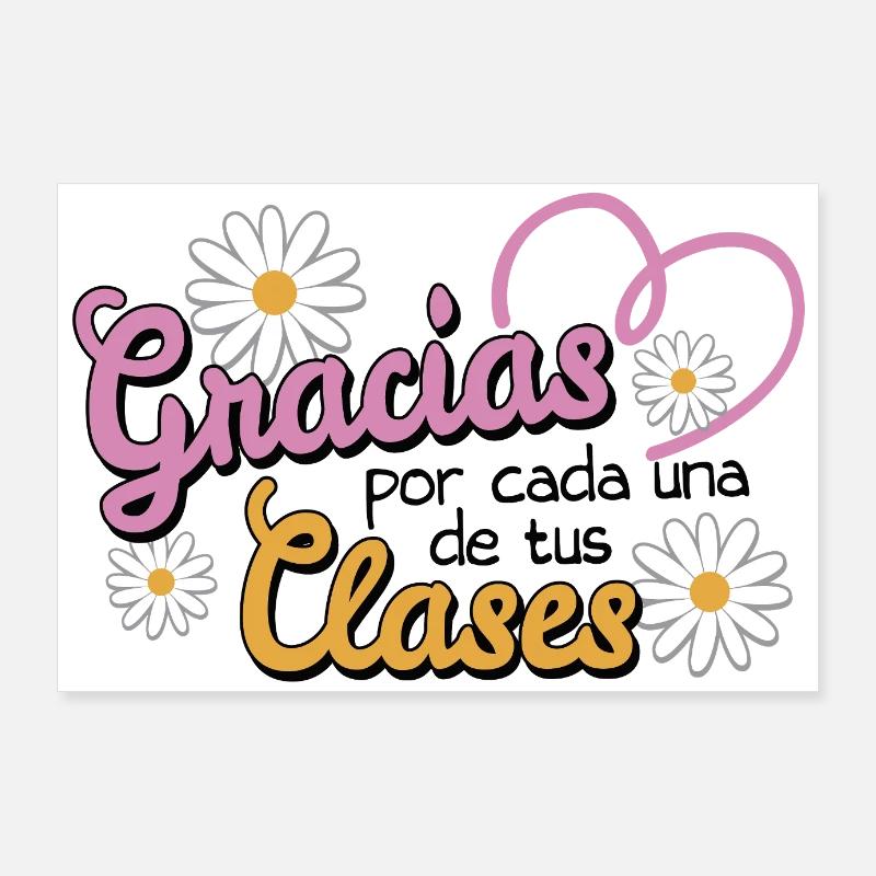 Thank you for your Classes Poster 36" x 24" (90x60 cm)