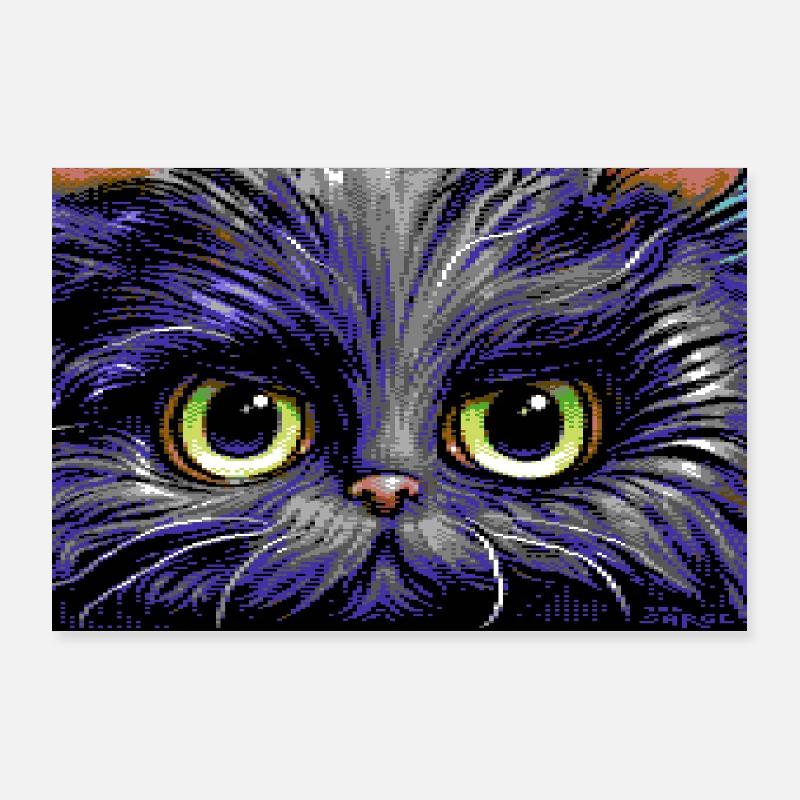 Cattivo umore - Poster 90x60 cm - bianco