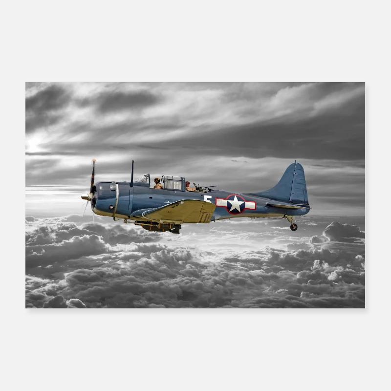 SBD Dauntless Poster 90 x 60 cm