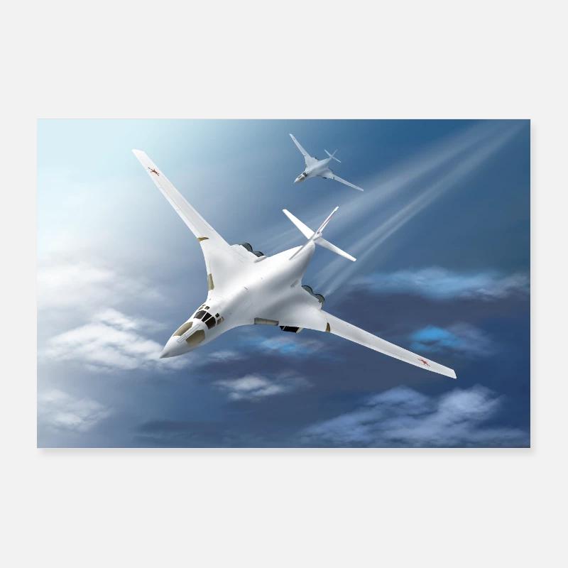 Le Tu-160 Poster 90 x 60 cm