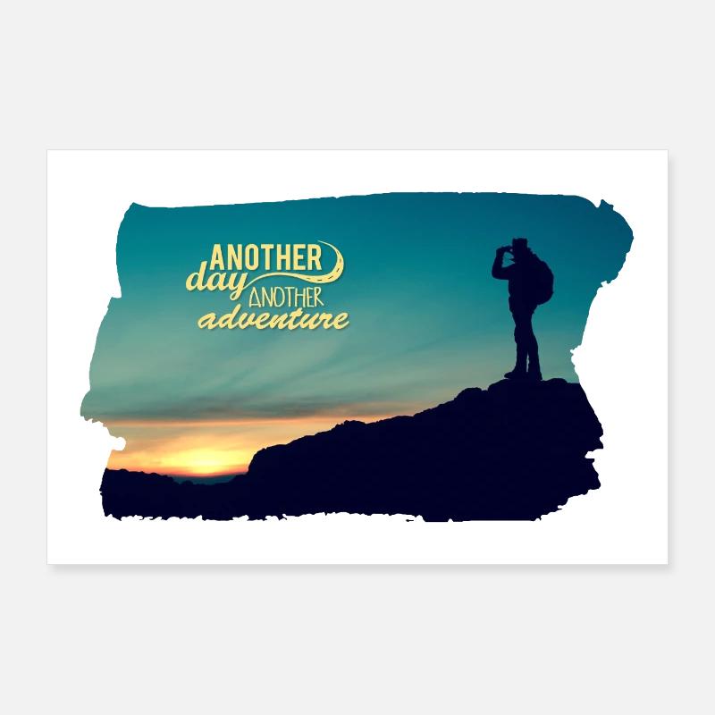 Neue Abenteuer - Bergsteigen Poster 90x60 cm