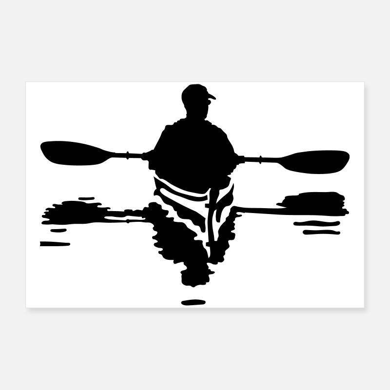 Kayak Poster 90 x 60 cm