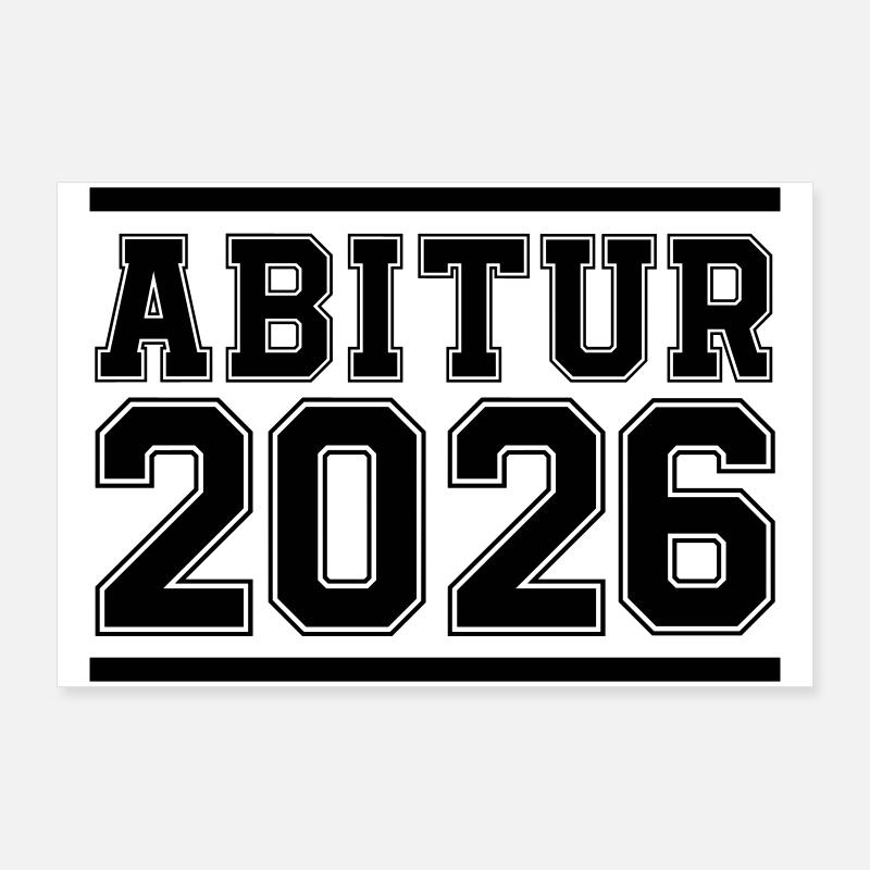 Abitur 2026 Abschlussfeier Poster 90x60 cm