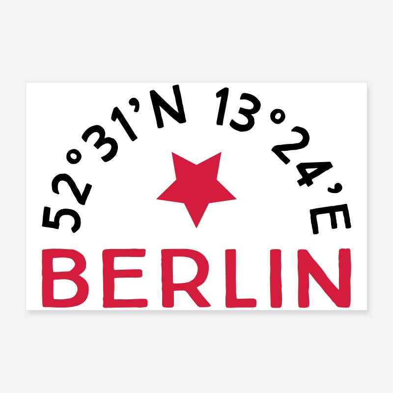 Berlin Poster 36" x 24" (90x60 cm)